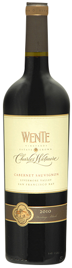 Image of Bottle of 2010, Wente Vineyards, Charles Wetmore, Livermore Valley, San Francisco Bay